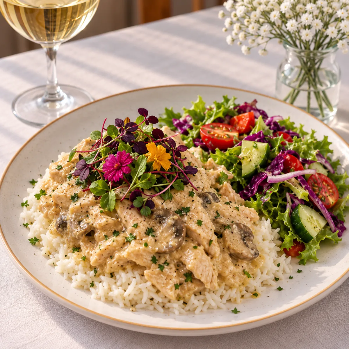 Creamy Chicken a la King